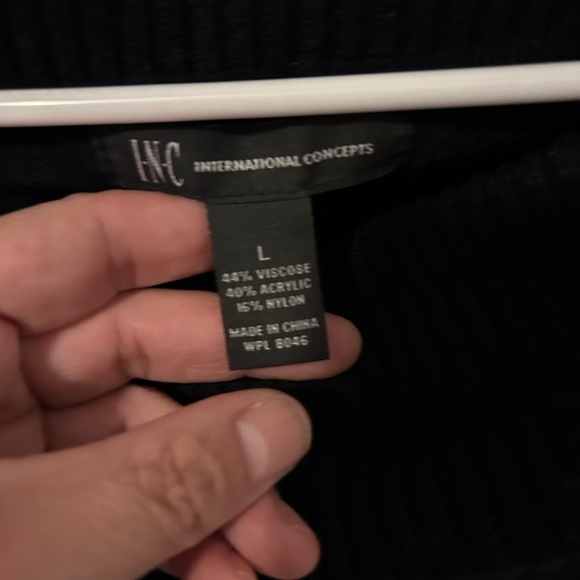 INC woman’s cowl neck sweater. Size Large. - Picture 2 of 3